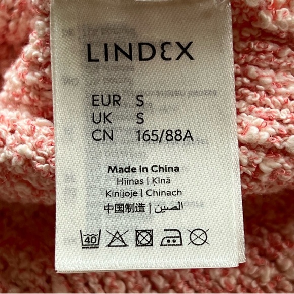 Holly & White By Lindex Pink Knit Short Sleeve Sweater Jumper Size Small - Picture 9 of 10